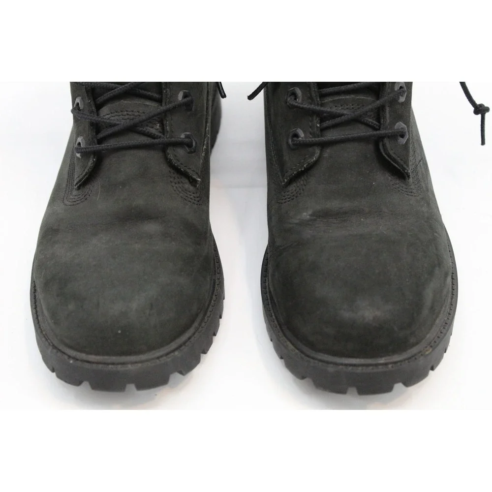 Timberland 6-inch Premium Waterproof Boots Black Nubuck 12907 Mens 6.5 M